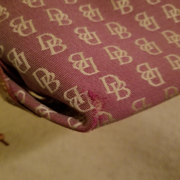 💙2xHP💙 D&B Signature Logo Canvas Tassel Hand Tote - Picture 6 of 9